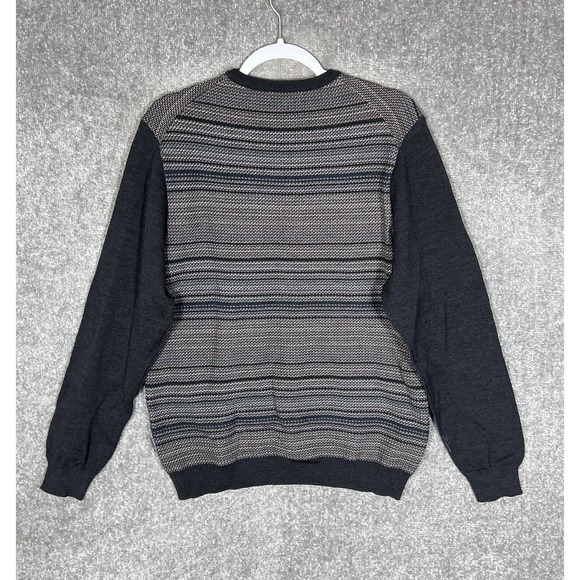 Maerz Virgin Wool Long Sleeve Crew Neck Pullover Knit Sweater Mens US Size Large - Picture 2 of 6